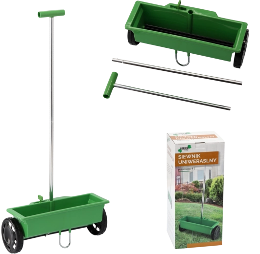 GardenLine univerzálny ručný rozmetávač na osivo a hnojivo 6 l