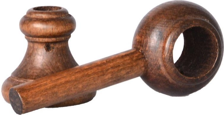 Drevený držiak na záclonovú tyč – orech