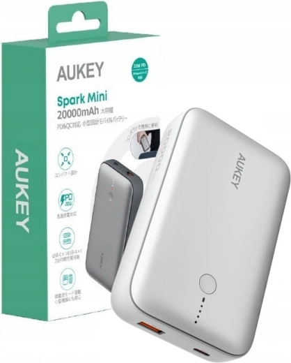 Aukey Spark Mini powerbanka biela 20000mAh
