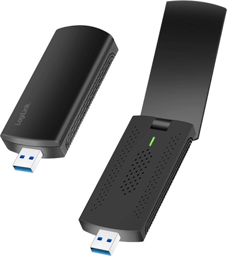 USB Wi‑Fi 6E adaptér s magnetickým stojanom LOGILINK