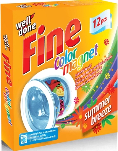Well Done Fine obrúsky do práčky pohlcujúce farby Summer Breeze 12 ks