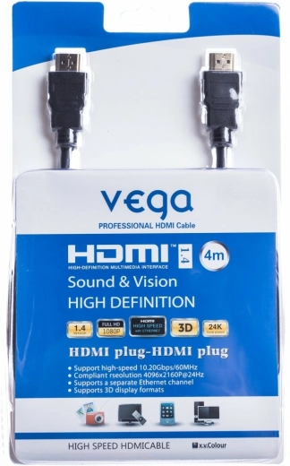 HDMI kábel 4 m 10,2 Gb/s čierny