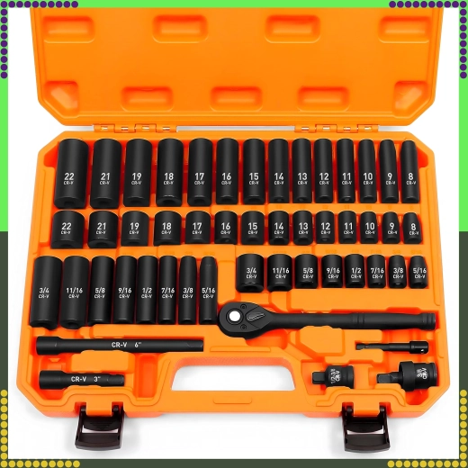 Ucelená sada 50 dielov v pevnom kufri