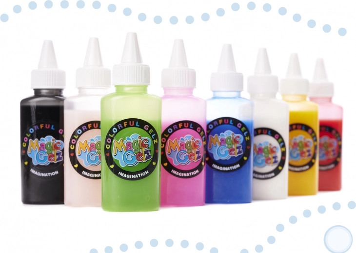 8 farebných gélov pre živé 3D výtvory