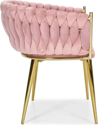 Pletené velúrové čalúnenie s 3D efektom