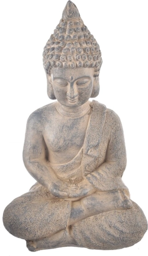 Keramická dekorácia Budha sivá 41 cm