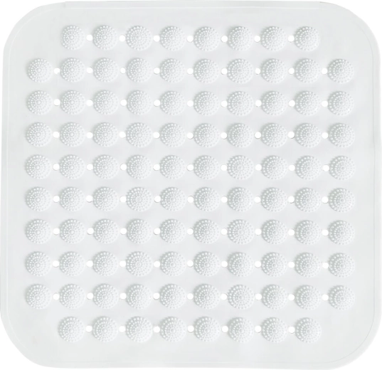 Protišmyková sprchová podložka z PVC 43,5 × 43,5 cm