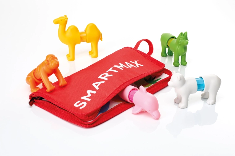 SmartMax moje prvé zvieratká z celého sveta – magnetická stavebnica 16 ks