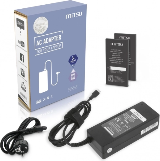 Mitsu napájací adaptér USB‑C PD 100 W pre notebook