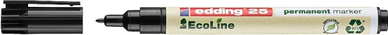 Permanentný popisovač Edding 25 EcoLine, čierny