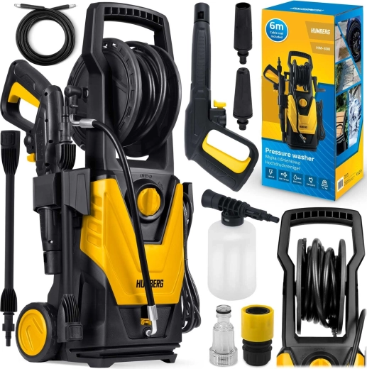 Vysokotlakový čistič so zvinutou hadicou 1800 W Humberg HM-300, 230 barov