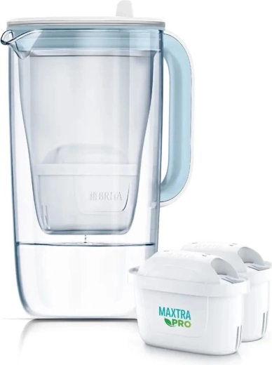 Sklenená filtračná kanvica 2,5 l + 2 filtre MAXTRA PRO Pure Performance
