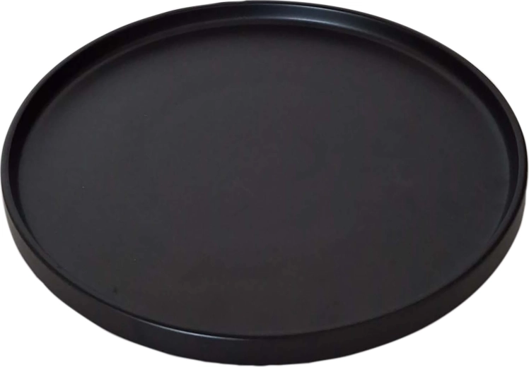 Jedálenský tanier 26 cm čierny mat Kitchisimo