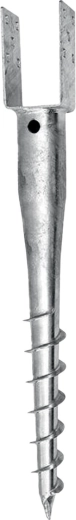 Zemný vrut s U pätkou 700 × 70 × 60 × 100 mm, 4 mm