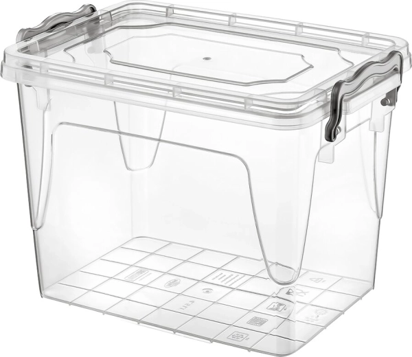 Plastový úložný box MULTI obdĺžnikový vysoký 4,5 l