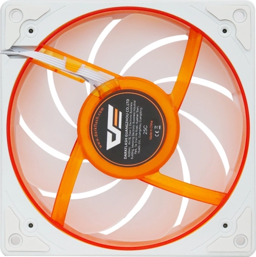 Chladiaci ventilátor DARKFLASH DE8 120 mm ARGB (biely)