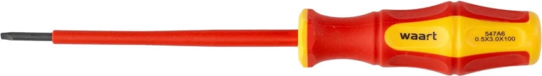 Izolovaný plochý skrutkovač SL 3,0 × 100 mm pre elektrikárov