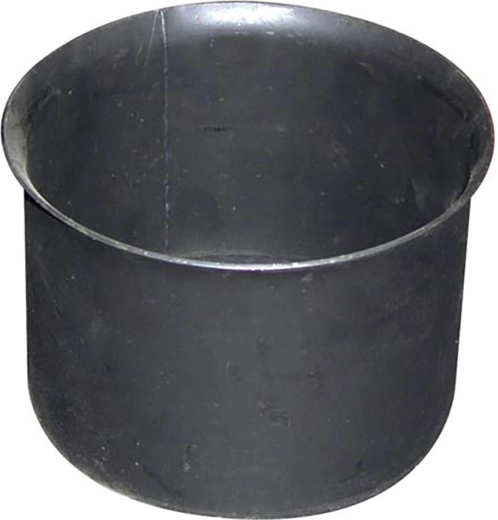 Priechodka dymovodu oceľová 160 mm čierna