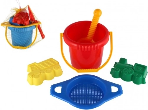 Lori pieskový set – vedierko so sitkom, lopatka a 2 formičky