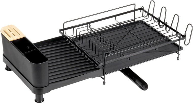 Trojkomorový príborník a bambusový blok na nože