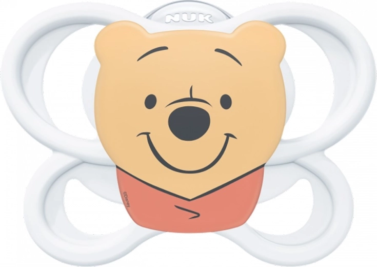 Cumlík NUK Perfect Match Air Disney Macko Pú 0–6 mesiacov, biely