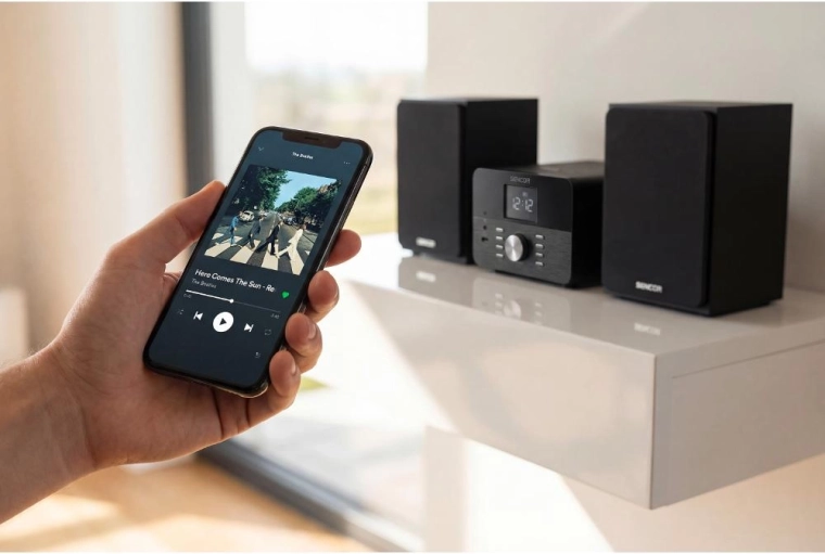 Bezdrôtové prehrávanie cez Bluetooth 5.2