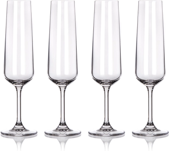 Poháre na šampanské Marta 205 ml (4 ks)