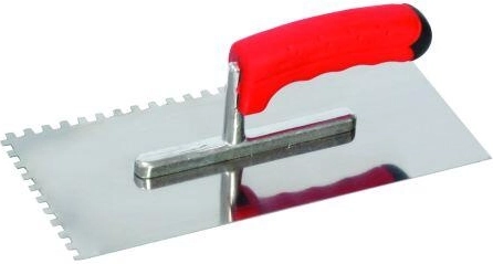 Hladidlo z nehrdzavejúcej ocele so zubami 4×4 mm 280 × 130 mm