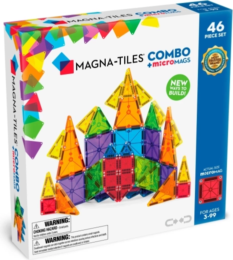 Magnetická stavebnica Magna-Tiles combo 46 dielikov