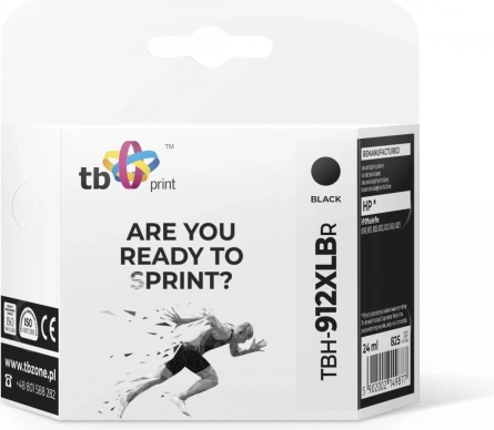 Čierna atramentová kazeta pre HP OfficeJet Pro 8025 912XL (náhrada)