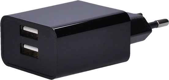 Solight USB nabíjací adaptér s 2× USB, 3100 mA, čierny