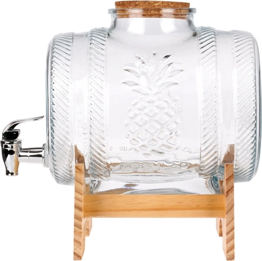 Silné sklo s reliéfom ananásu