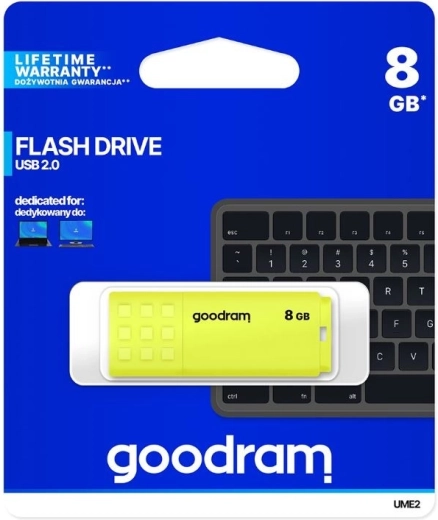 USB Flash Disk GOODRAM UME2 8GB USB 2.0 žltý