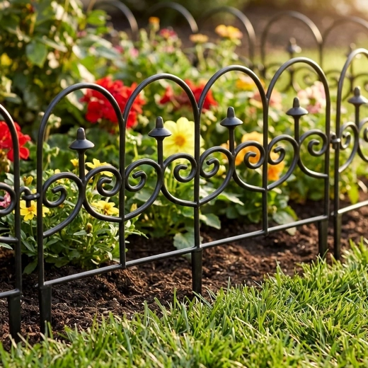 Elegantný dekor a čisté línie záhonov