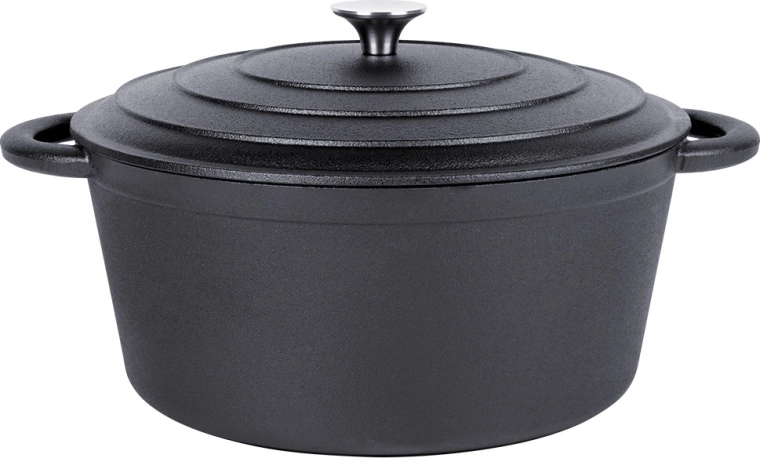 Pevná pokrievka s nerezovým knopom