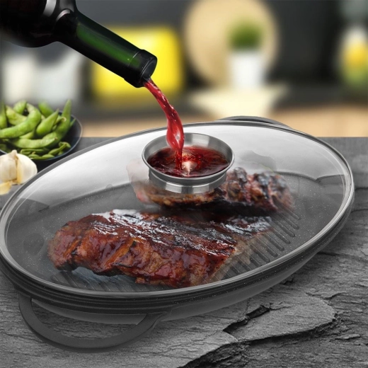 Pokrievka s dávkovačom na víno a vývar