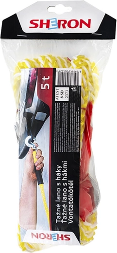 Ťažné lano s hákmi 3,5 m × 16 mm, 5000 kg SHERON