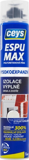Vysokoexpanzná pištoľová montážna pena 750 ml CEYS