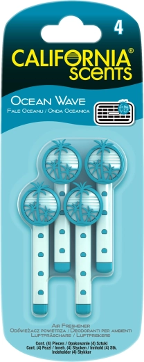 Vonné tyčinky do ventilácie California Scents Ocean Wave