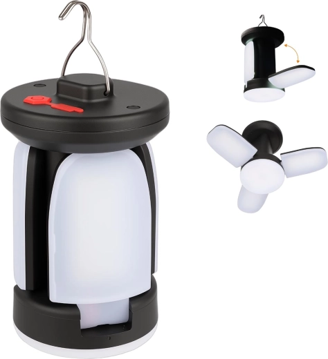 Solight nabíjacia LED kempingová lucerna 400 lm, teplá biela - 1 kus