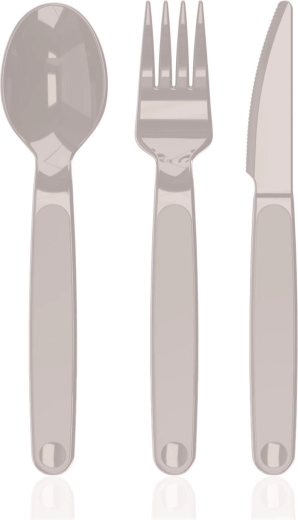 Plastová sada príborov LATTE CULINARIA, 3 diely