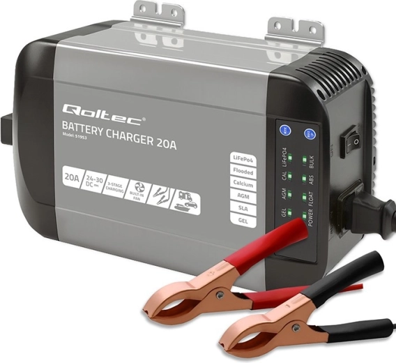 Inteligentná nabíjačka Monolith pre batérie LiFePO4, AGM, GEL a SLA 20 A, 24 V