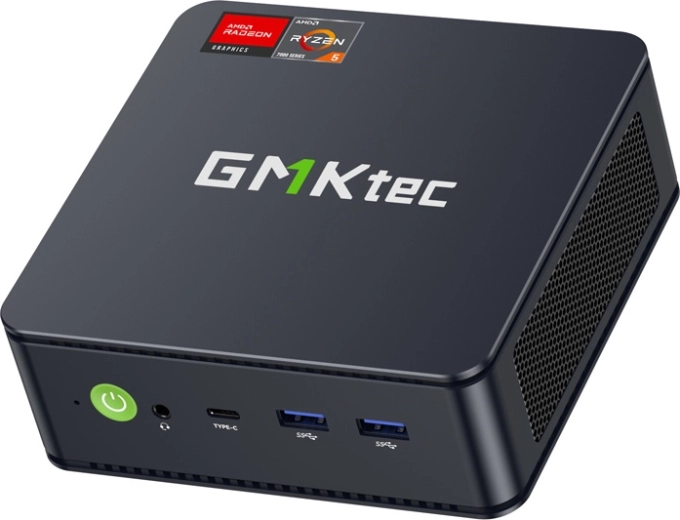Mini počítač GMKtec M6 Ultra s AMD Ryzen 5 7640HS, 32 GB RAM a 1 TB SSD, Windows 11 Pro