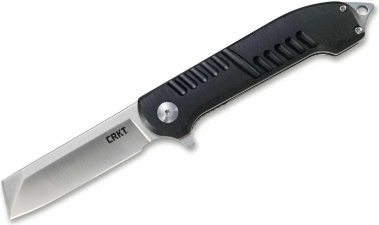 CRKT Razel GT čierny zatvárací nôž s asistovaným otváraním a rozbíjačom skla