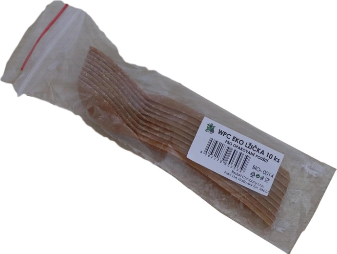 Eko lyžičky z WPC – sada 10 ks