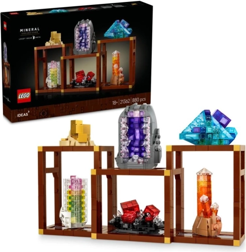 LEGO Ideas – kolekcia minerálov