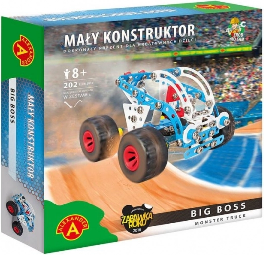 stavebnica monster truck big boss – malý konštruktér