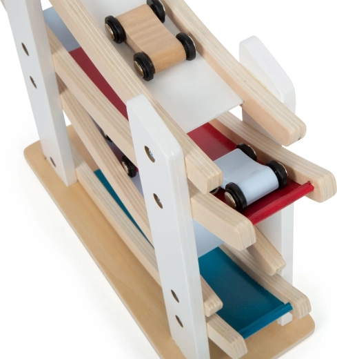 Štyri farebné autíčka v balení