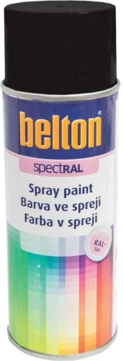 Sprejová farba BELTON RAL 9005 matná čierna 400 ml