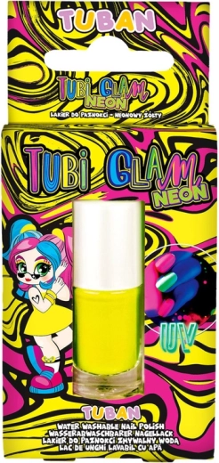 Tuban Tubi Glam detský neónovo žltý lak na nechty 5 ml